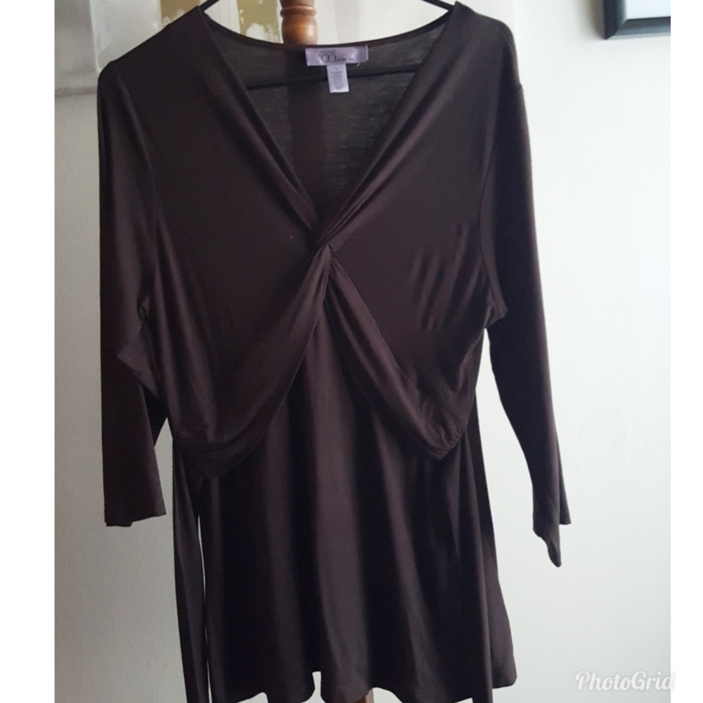 NINE&CO. BROWN TOP